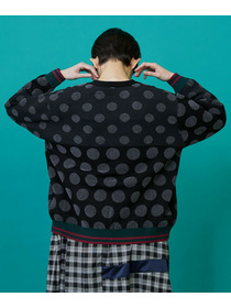 【FRAPBOIS】ドッツーニット カーディガン 詳細画像 ブラック系その他 11