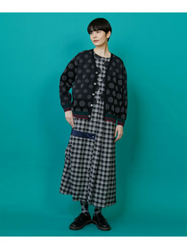 【FRAPBOIS】ドッツーニット カーディガン 詳細画像 ブラック系その他 12