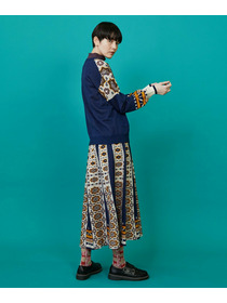 【FRAPBOIS】タイルニット カーディガン 詳細画像 ブラック 10