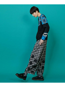 【FRAPBOIS】タイルニット カーディガン 詳細画像 ブラック 15