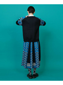 【FRAPBOIS】タイルニット カーディガン 詳細画像 ブラック 19