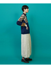 【FRAPBOIS】タイルニット カーディガン 詳細画像 ブラック 7