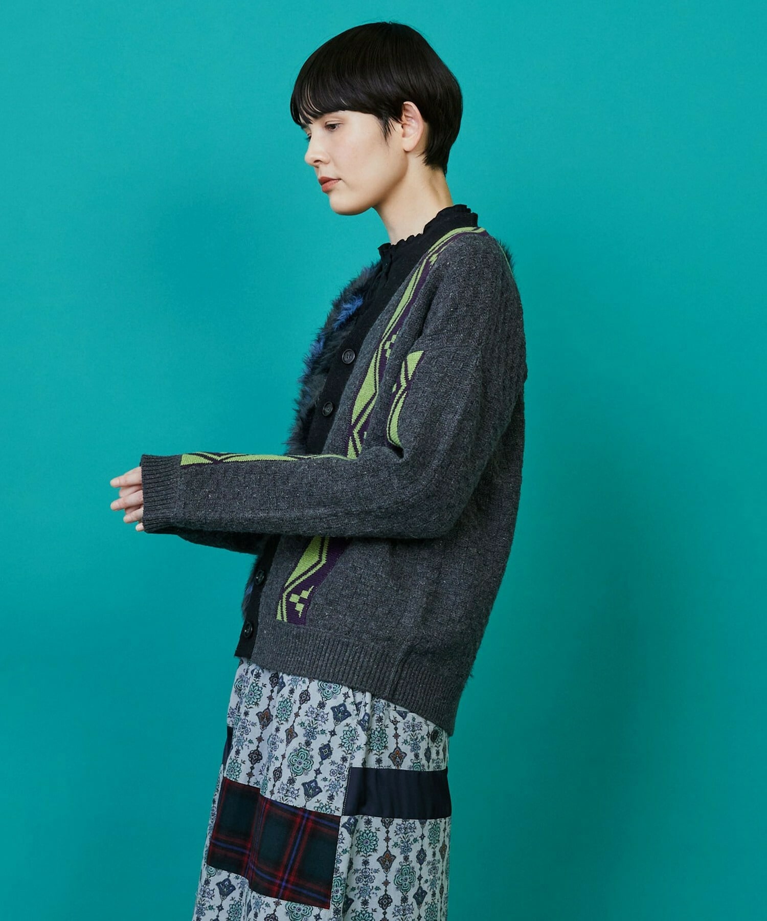 【FRAPBOIS】レオパーカーデ 詳細画像 グレー 12