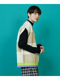 【FRAPBOIS】ケーブベスト 詳細画像 ネイビー 1