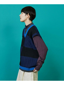 【FRAPBOIS】ケーブベスト 詳細画像 ネイビー 8