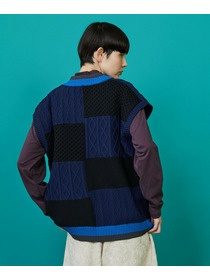 【FRAPBOIS】ケーブベスト 詳細画像 ネイビー 9