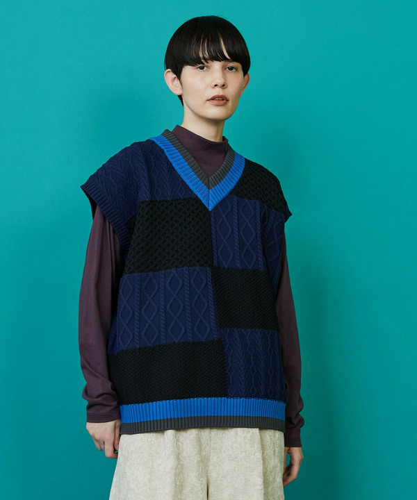 【FRAPBOIS】ケーブベスト