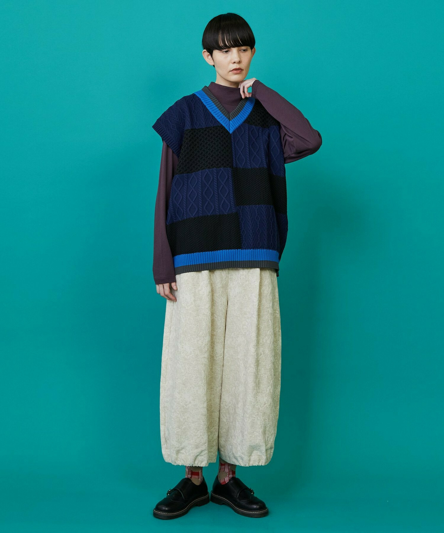 【FRAPBOIS】ケーブベスト 詳細画像 ネイビー 10