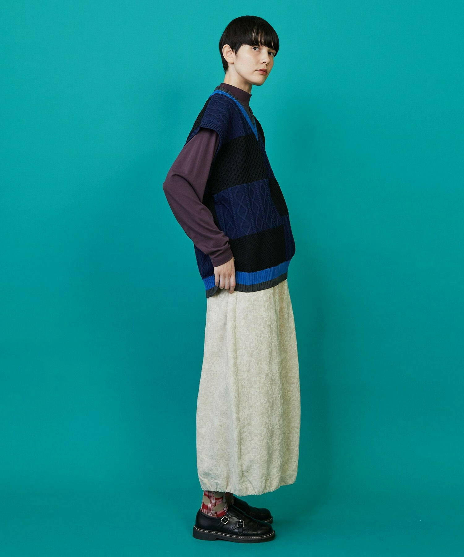 【FRAPBOIS】ケーブベスト 詳細画像 ネイビー 12