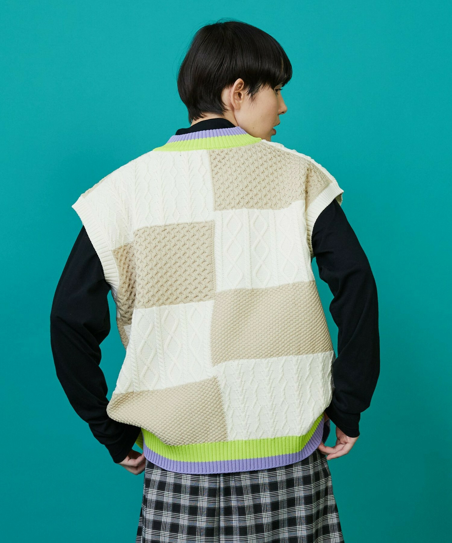 【FRAPBOIS】ケーブベスト 詳細画像 ネイビー 2