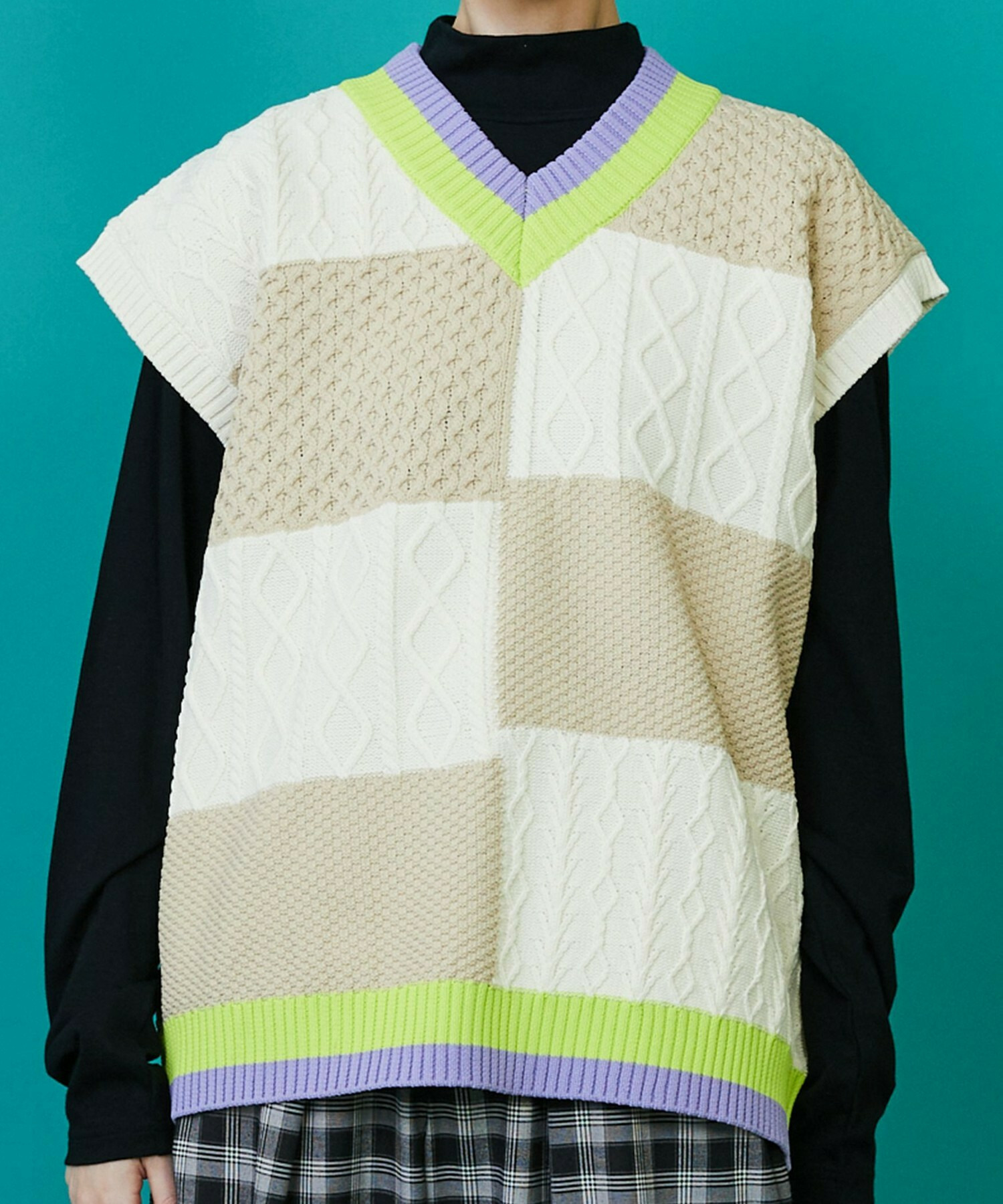 【FRAPBOIS】ケーブベスト 詳細画像 ネイビー 3