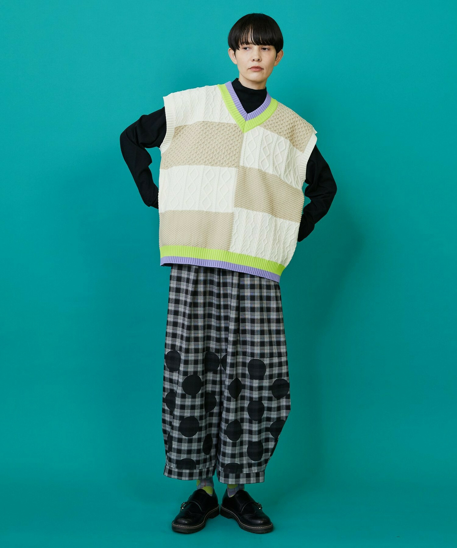 【FRAPBOIS】ケーブベスト 詳細画像 ネイビー 4