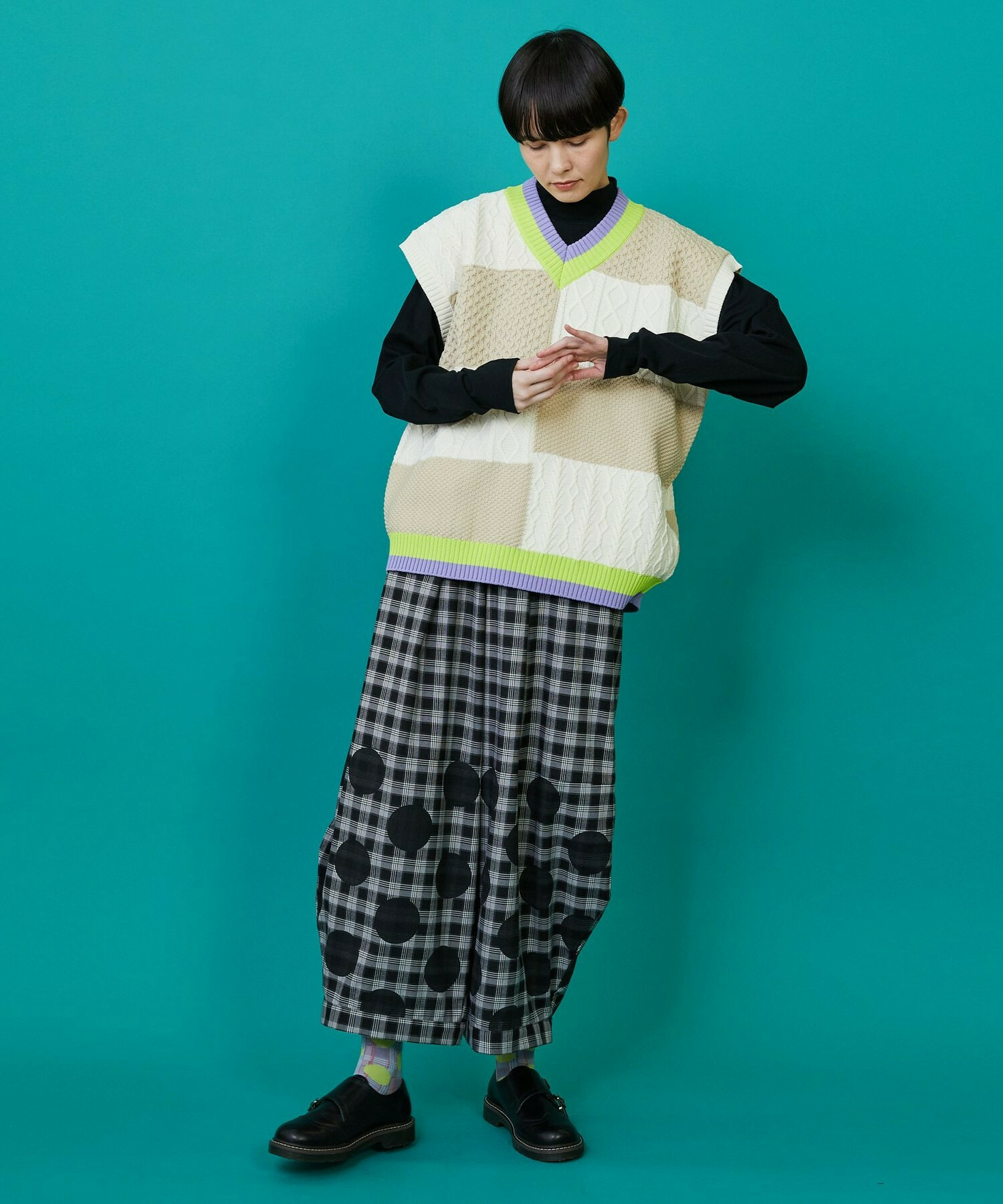 【FRAPBOIS】ケーブベスト 詳細画像 ネイビー 5