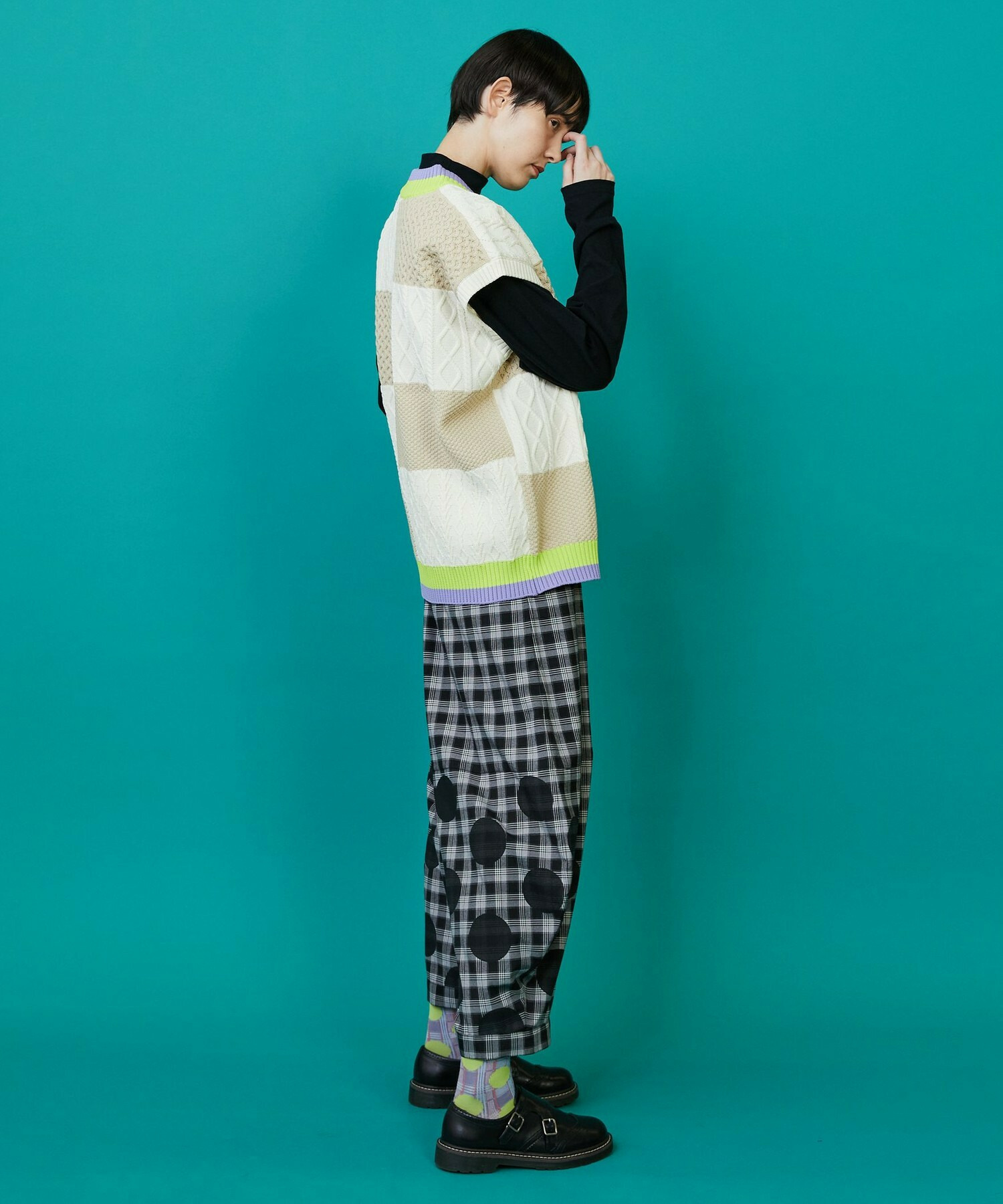 【FRAPBOIS】ケーブベスト 詳細画像 ネイビー 7