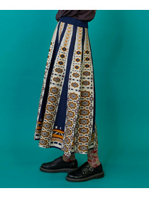 【FRAPBOIS】タイルニット スカート 詳細画像 ネイビー 12