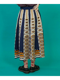 【FRAPBOIS】タイルニット スカート 詳細画像 ネイビー 13