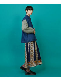 【FRAPBOIS】タイルニット スカート 詳細画像 ネイビー 18