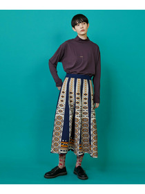 【FRAPBOIS】タイルニット スカート 詳細画像 ネイビー 21