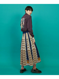 【FRAPBOIS】タイルニット スカート 詳細画像 ネイビー 23