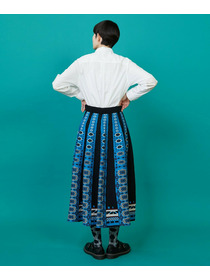 【FRAPBOIS】タイルニット スカート 詳細画像 ネイビー 6