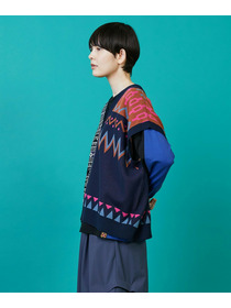 【FRAPBOIS】ノルディーネイティブ ベスト 詳細画像 ベージュ 1