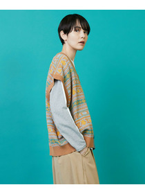 【FRAPBOIS】ノルディーネイティブ ベスト 詳細画像 ベージュ 12