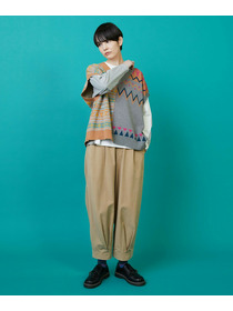 【FRAPBOIS】ノルディーネイティブ ベスト 詳細画像 ベージュ 16