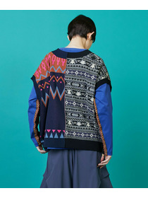 【FRAPBOIS】ノルディーネイティブ ベスト 詳細画像 ベージュ 2