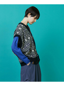 【FRAPBOIS】ノルディーネイティブ ベスト 詳細画像 ベージュ 3