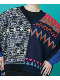 【FRAPBOIS】ノルディーネイティブ ベスト 詳細画像 ベージュ 4