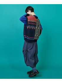 【FRAPBOIS】ノルディーネイティブ ベスト 詳細画像 ベージュ 7