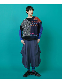 【FRAPBOIS】ノルディーネイティブ ベスト 詳細画像 ベージュ 9