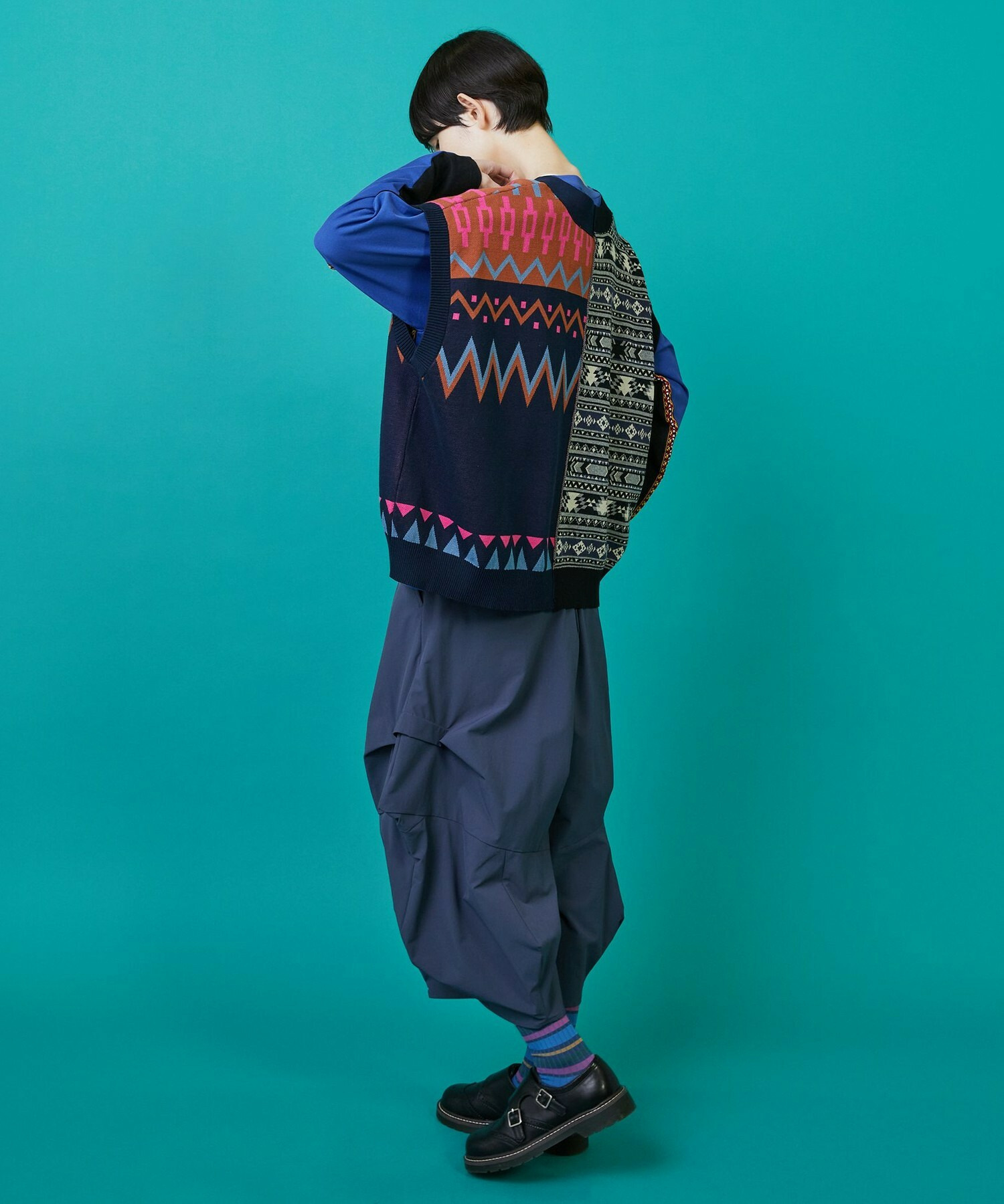 【FRAPBOIS】ノルディーネイティブ ベスト 詳細画像 ベージュ 7