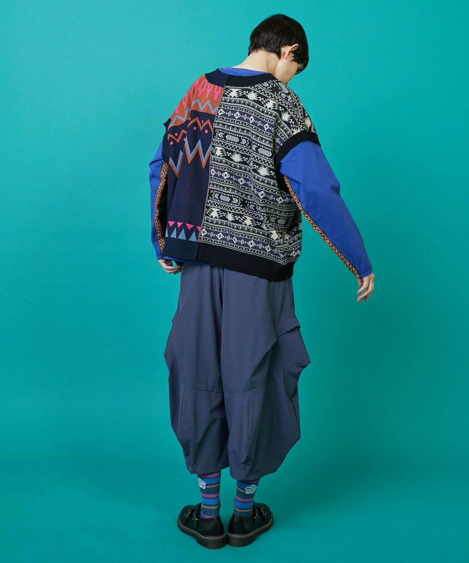 【FRAPBOIS】ノルディーネイティブ ベスト 詳細画像 ベージュ 8