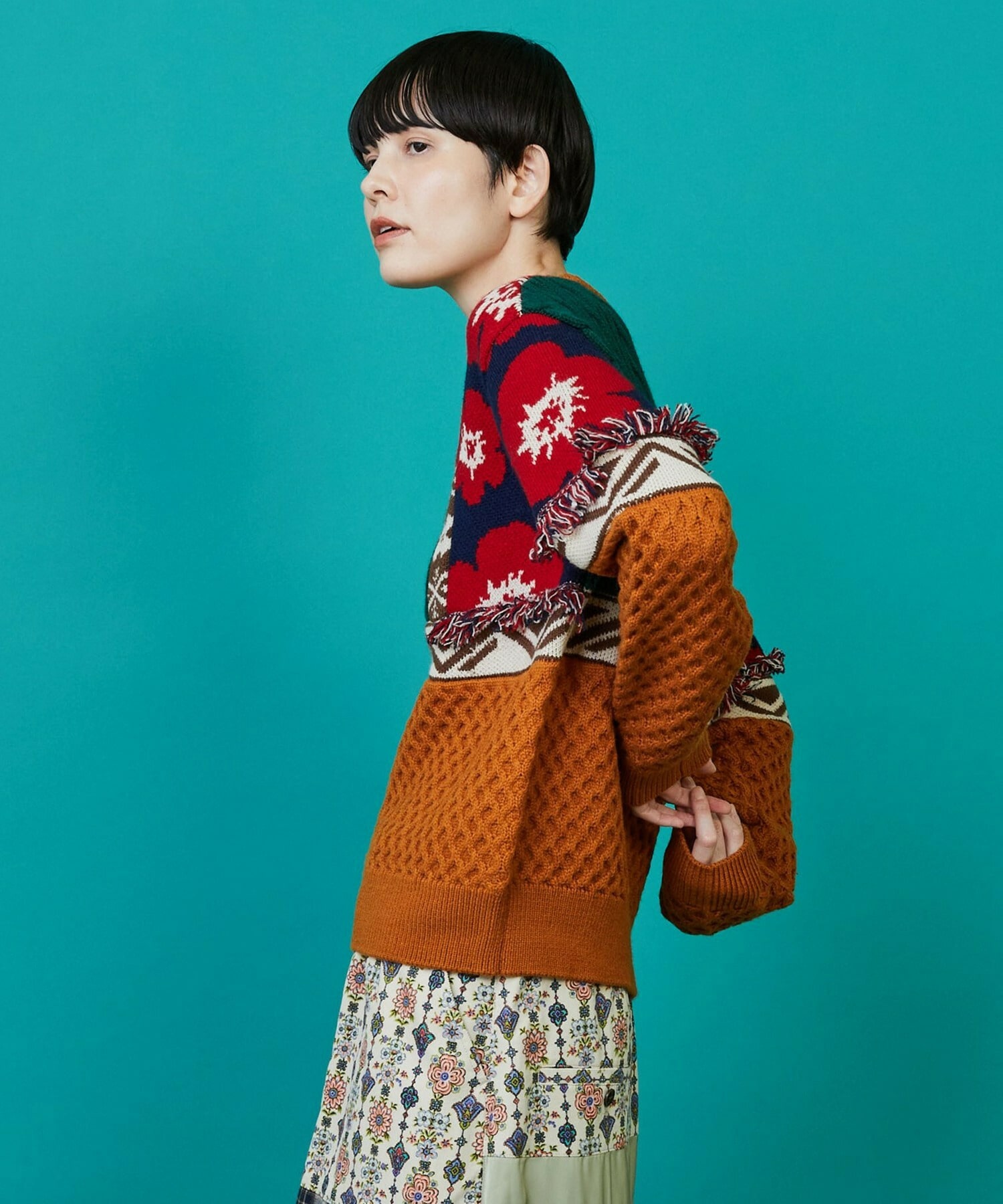 【FRAPBOIS】PWセーター 詳細画像 ブラック 1