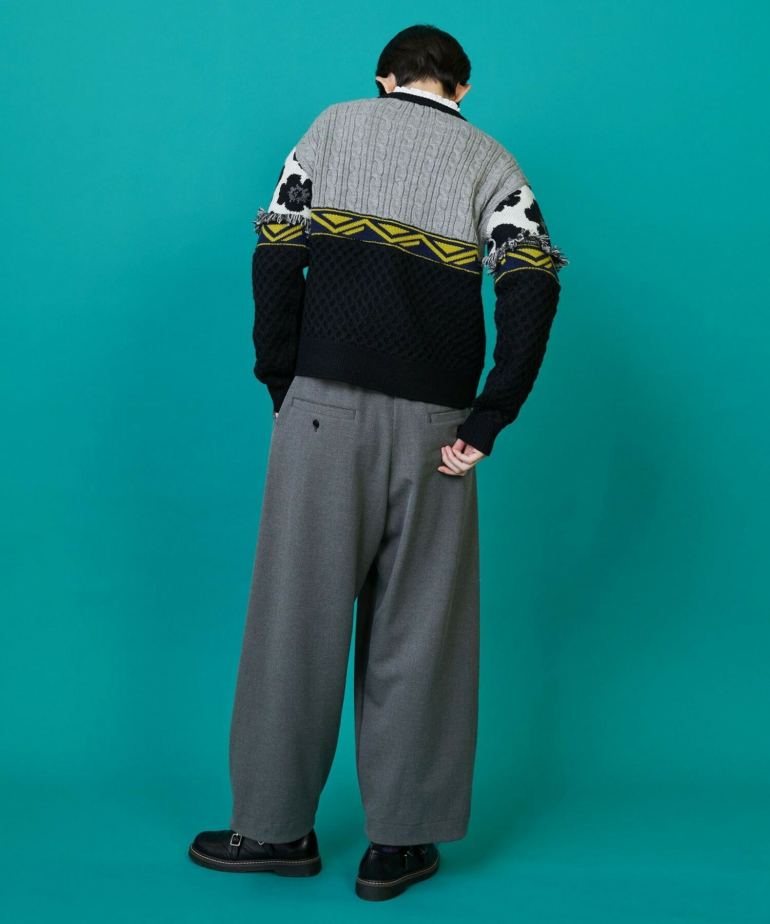 【FRAPBOIS】PWセーター 詳細画像 ブラック 15