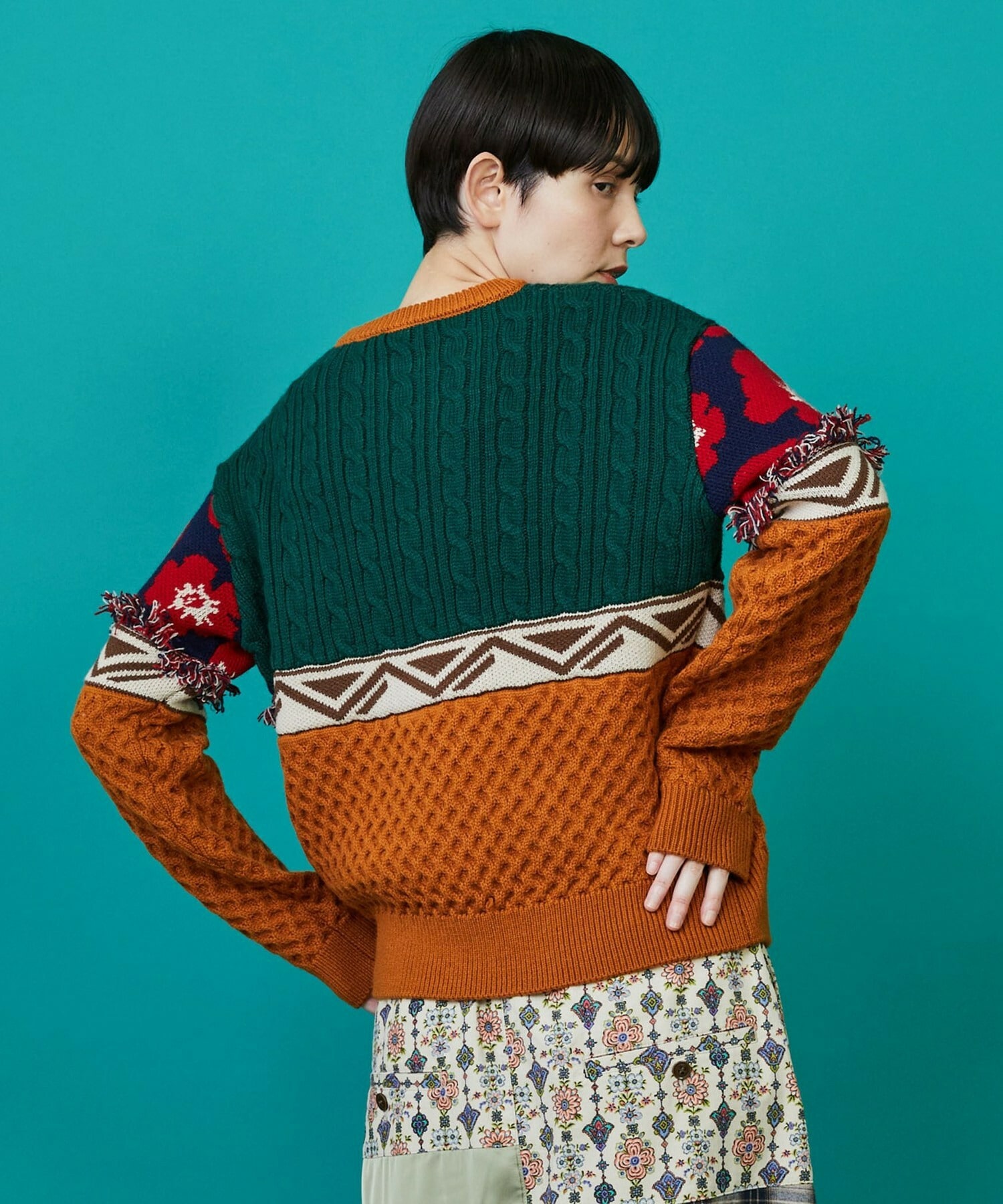 【FRAPBOIS】PWセーター 詳細画像 ブラック 2