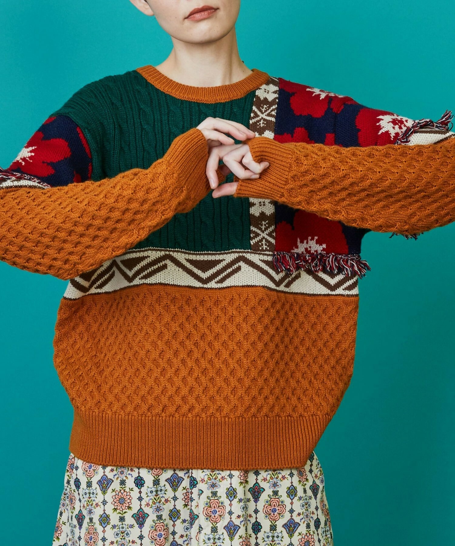 【FRAPBOIS】PWセーター 詳細画像 ブラック 4