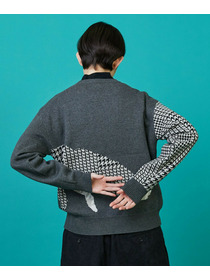 【FRAPBOIS】シルエットニット プルオーバー 詳細画像 チャコールグレー 10