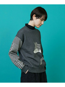 【FRAPBOIS】シルエットニット プルオーバー 詳細画像 チャコールグレー 11