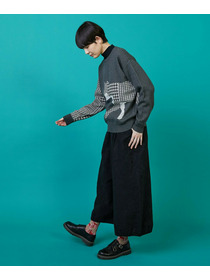 【FRAPBOIS】シルエットニット プルオーバー 詳細画像 チャコールグレー 14