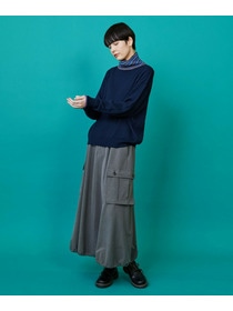 【FRAPBOIS】マルチタートル ニット 詳細画像 ネイビー 16