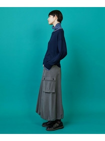 【FRAPBOIS】マルチタートル ニット 詳細画像 ネイビー 17