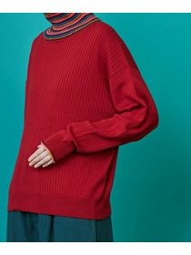 【FRAPBOIS】マルチタートル ニット 詳細画像 ネイビー 3