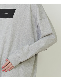 【FRAPBOIS】チュニックジャージ ワンピース 詳細画像 ブラック 3