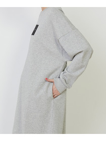 【FRAPBOIS】チュニックジャージ ワンピース 詳細画像 ブラック 4