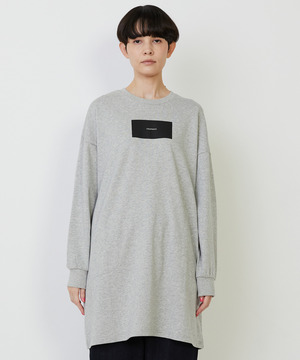 【FRAPBOIS】チュニックジャージ ワンピース 詳細画像 グレー 1