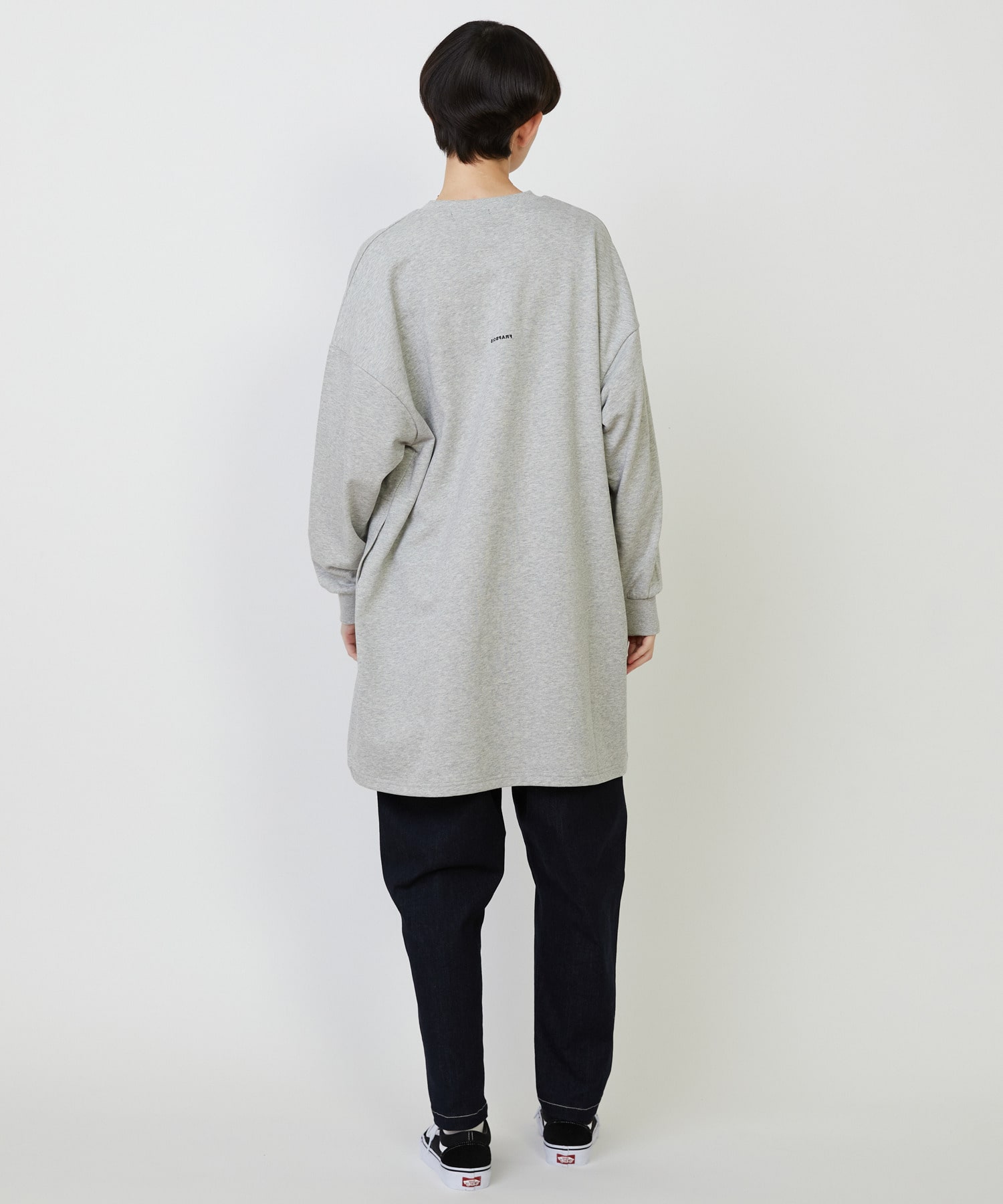 【FRAPBOIS】チュニックジャージ ワンピース 詳細画像 ブラック 10