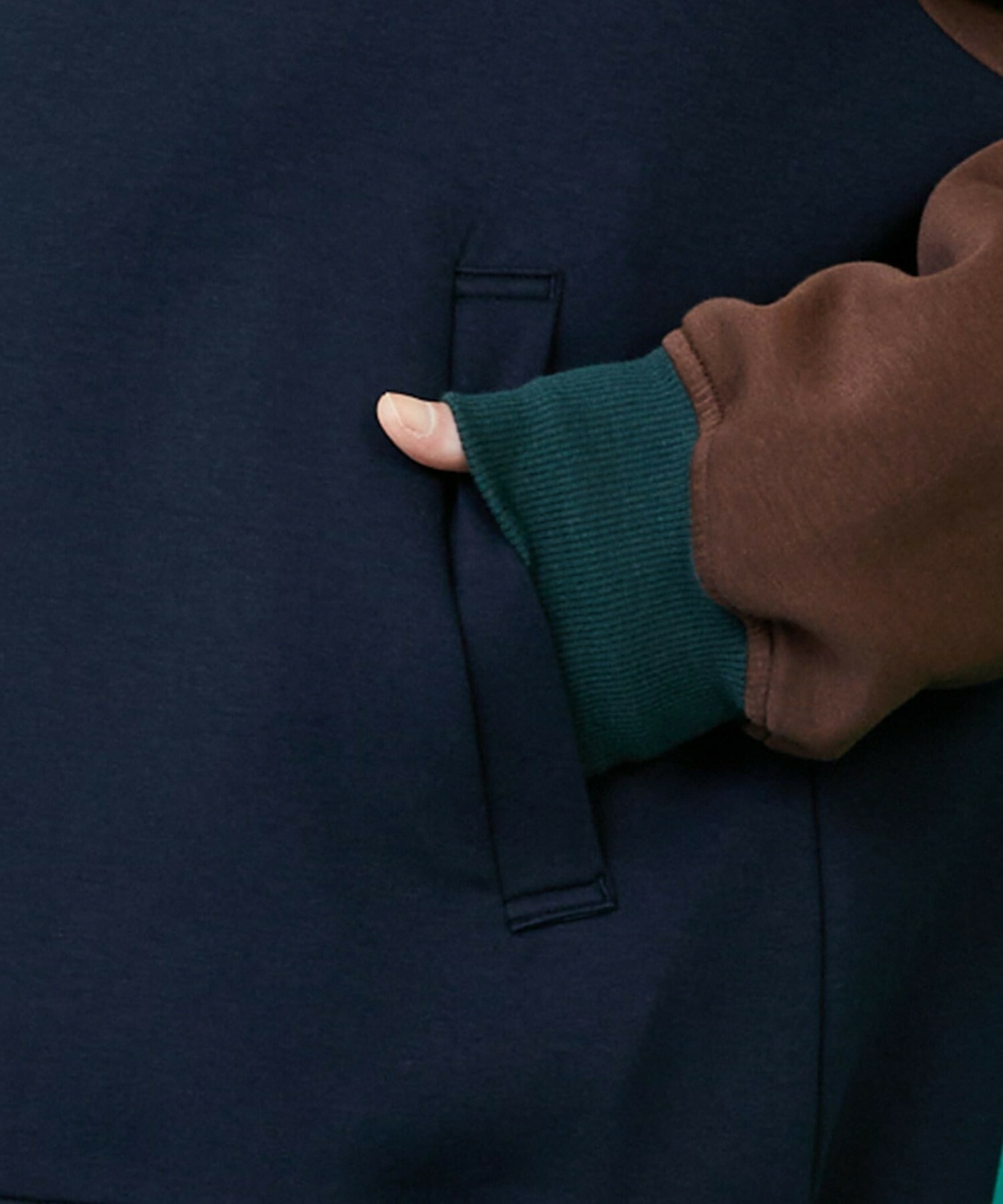 [FRAPBOIS] Two-Stroke Blouson Detailed Image Black 4