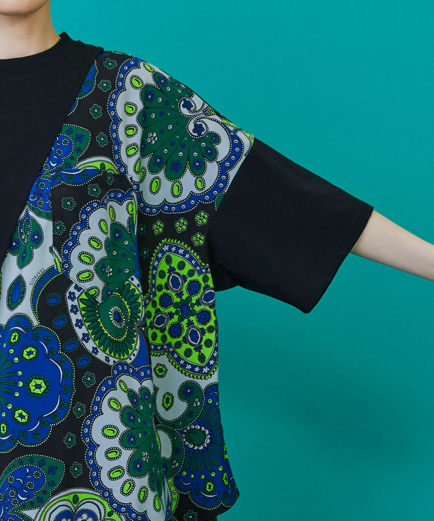 [FRAPBOIS] 圍巾裁剪和縫紉細節圖 灰色 4